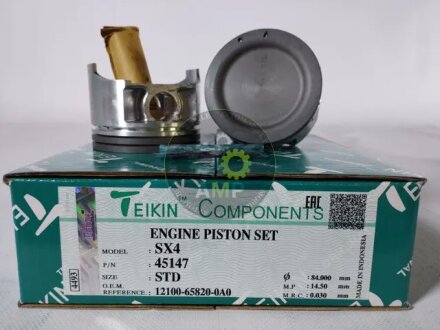 Фото 1 - поршень із пальцем (к-кт на двигун) SX4 J20A, TEIKIN 45147STD Поршень із пальцем (к-кт на двигун) SX4 J20A, TEIKIN 45147STD (фото 1)