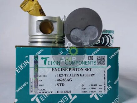 Фото 1 - поршни стандартные (к-кт на мотор) Toyota 1KZ-TE Alfin Gallery TEIKIN 46283AGSTD Поршни стандартные (к-кт на мотор) Toyota 1KZ-TE Alfin Gallery TEIKIN 46283AGSTD (фото 1)