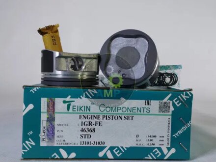 Поршни STD (к-кт на мотор) 1GR-FE 4,0L Toyota Land Cruiser Prado, 4runner, Fortuner TEIKIN 46368STD