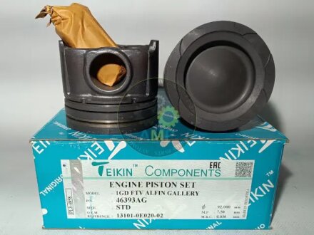 Поршни стандарт (STD) (к-кт на мотор) Toyota 1GD-FTV 2.8L TEIKIN 46393AGSTD (фото 1)