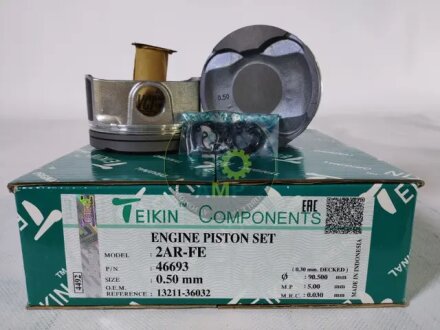 Поршни +0.50mm (к-кт на мотор) Toyota 2AR-FE Camry, Lexus ES TEIKIN 46693050