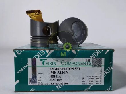 Фото 1 - поршень ремонтный +0.50мм (1шт) VAG 1.6L-2.4L TEIKIN 48101A050 Поршень ремонтный +0.50мм (1шт) VAG 1.6L-2.4L TEIKIN 48101A050 (фото 1)