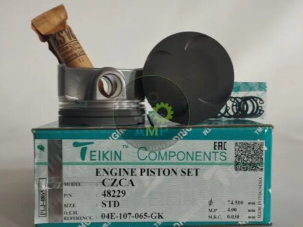 Фото 1 - поршни стандартные (комплект на мотор) VAG 1.4 TSI CZCA, CPWA, DADA, DPCA TEIKIN 48229STD Поршни стандартные (комплект на мотор) VAG 1.4 TSI CZCA, CPWA, DADA, DPCA TEIKIN 48229STD (фото 1)