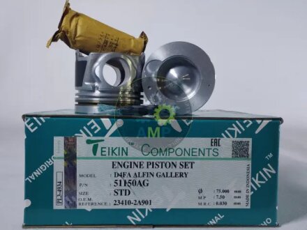 Фото 1 - поршни стандартные (к-кт на мотор) 1,5TCI D4FA Accent, Matrix, Rio, Cerato TEIKIN 51150AGSTD Поршни стандартные (к-кт на мотор) 1,5TCI D4FA Accent, Matrix, Rio, Cerato TEIKIN 51150AGSTD (фото 1)