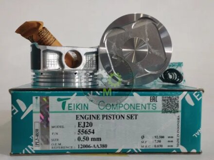 Поршни ремонт +0.50mm(к-кт на мотор) Subaru EJ20J TEIKIN 55654050