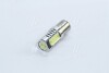 Лампа LED указателей поворотов и стоп-сигналов 4SMD Mega-LED BA15s 12V WHITE &lt;&gt; TEMPEST Tmp-08BA15s-12V (фото 2)