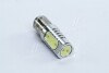 Лампа LED двухконтактная указателей поворотов и стоп-сигналов 4SMD Mega-LED BAY15d 12V WHITE <TEM tmp-09BAY15d-12V