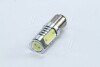 Лампа LED двухконтактная указателей поворотов и стоп-сигналов 4SMD Mega-LED BAY15d 12V WHITE &lt;TEM TEMPEST Tmp-09BAY15d-12V (фото 2)