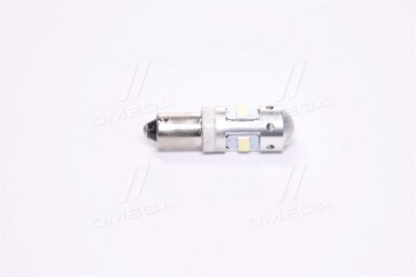 Лампа LED габарит, панель приладів, 24V T4W (BA9S) 8SMD CANBUS WHITE <> TEMPEST Tmp-L11158CHW