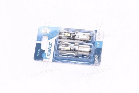 Лампа LED указателей поворотов и стоп-сигналов 12V BA15S 14SMD WHITE&lt;&gt; TEMPEST Tmp-LX16-S25 (фото 1)