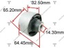 Сайлентблок важеля honda k12 civic 05-11 AAMHO1028