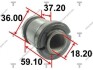 Сайлентблок рычага toyota camry 86-90 TENACITY AAMTO1032 (фото 1)