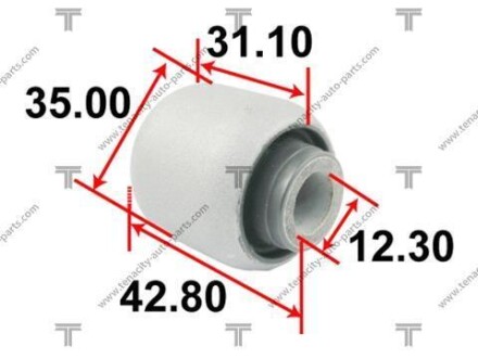 Сайлентблок важеля toyota wish 04-09 TENACITY AAMTO1117
