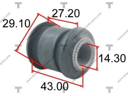 Сайлентблок важеля toyota camry 2.0/2.4/3.0 01-06 TENACITY AAMTO1121