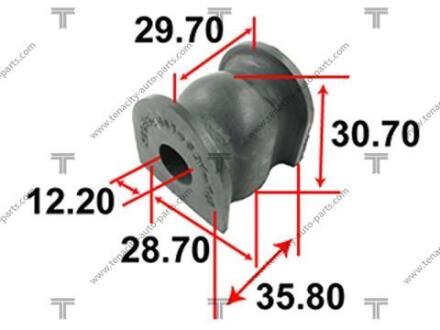 Втулка стабилизатора TENACITY ASBHO1027 (фото 1)