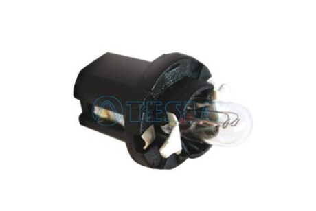 Лампа накала 12V12V, 1,2W, BAX10d/B8,5d (кратно 10) BLATNA TESLA B77201 (фото 1)