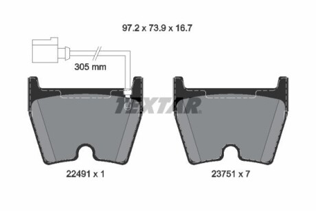 PC Pads TEXTAR 2249101 (фото 1)