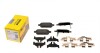 Комплект гальмівних колодок задн, SUZUKI BALENO, S-CROSS, SWIFT IV, SWIFT V, SX4 S-CROSS, VITARA TOYOTA YARIS 1.0-1.6D 11.05- TEXTAR 2525801 (фото 1)