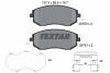 Гальмівні колодки SUBARU Forester/Impreza "F "10>> TEXTAR 2576001 (фото 10)