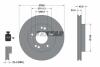 Диск гальмівний передн Лів/Прав DODGE AVENGER, STRATUS  MITSUBISHI ECLIPSE, ECLIPSE I, ECLIPSE II, ECLIPSE III, GALANT VIII 2.0-3.0 04.91- 92063000