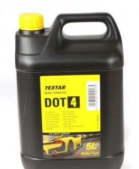 Гальмівна рідина DOT4 5,0L TEXTAR 95002300