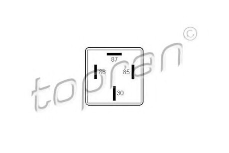 Реле включения кондиционера TOPRAN 102409