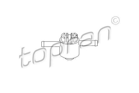 Клапан, топливний фильтр TOPRAN 102730
