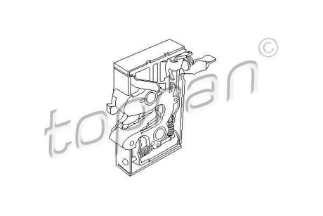 Замок двері TOPRAN 103430