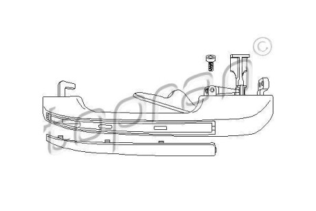 Ручка дверна TOPRAN 104178