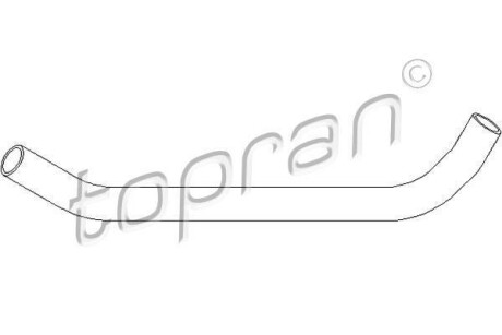 Шланг радиатора TOPRAN 104205