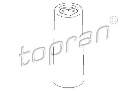 Пильник амортизатора (Термопласт.162 мм) TOPRAN 107649 (фото 1)