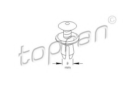 Кліпса TOPRAN 108802