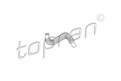 Шланг радиатора TOPRAN 109013