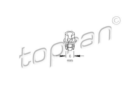 Пружинный зажим TOPRAN 109 034