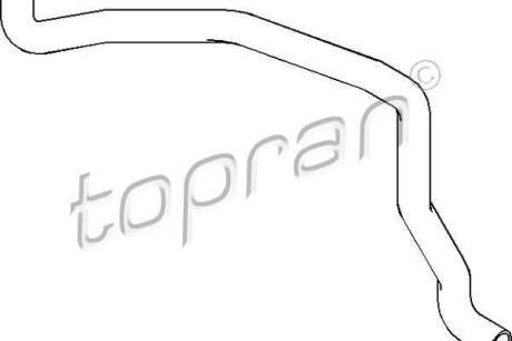 Шланг радиатора TOPRAN 109193