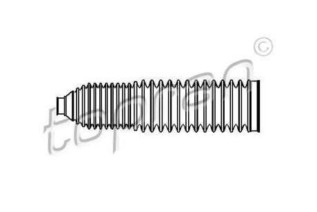 Пыльник тяги рулевой TOPRAN 110172