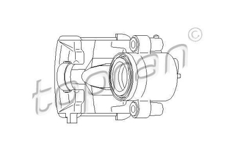 Суппорт гальмівний TOPRAN 110283