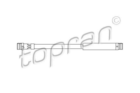 Гальмівний шланг зад TOPRAN 110396