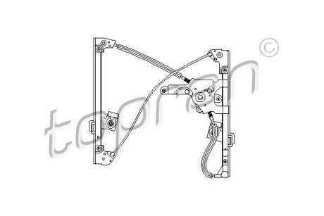 Склопідіймач TOPRAN 111257