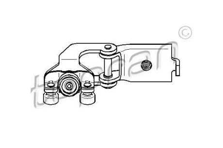 Ролик зсувних дверей TOPRAN 111446