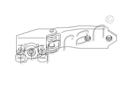 Ролик дверей зсувних TOPRAN 111 461