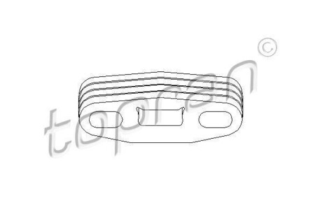 Підвіска глушника TOPRAN 201716
