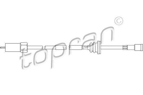 Трос спидометра TOPRAN 202222