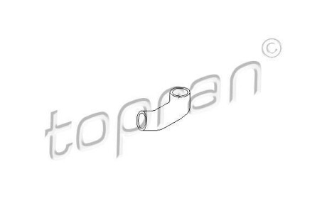 Шланг радіатора (система охолодження) TOPRAN 205720 (фото 1)