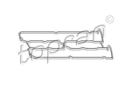 Прокладка клапанной крышки TOPRAN 206133