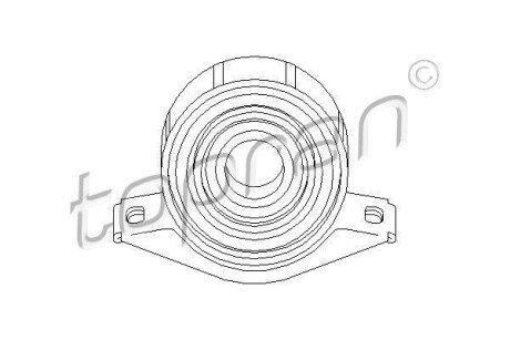 Пiдшипник пiдвiсний TOPRAN 400080