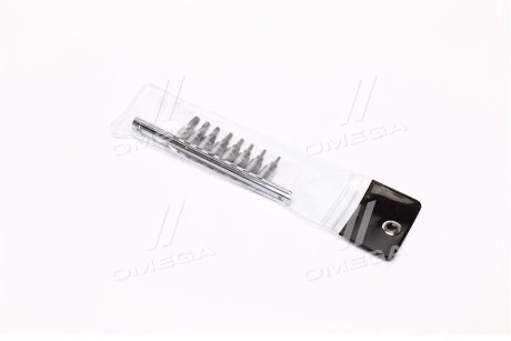 Набор бит пятигранных 1/4" TORX T8-T40 с отверстием 8ед.(про-во) Toptul GAAG0805