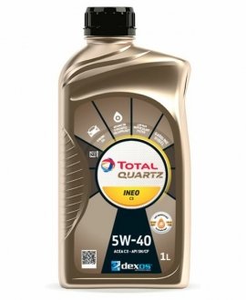 Олива QUARTZ INEO C3 5W-40 1L TOTAL 174776 (фото 1)