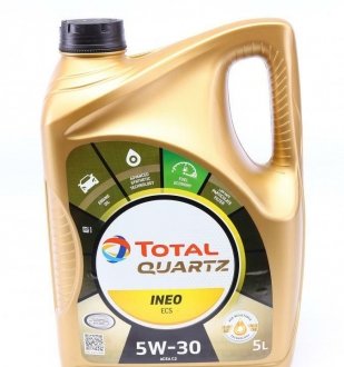 Масло моторное синтетическое "QUARTZ INEO ECS 5W-30", 5л (151261) TOTAL 213683