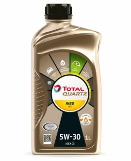 Олива моторна синтетична "QUARTZ INEO ECS 5W-30", 1л (166252/213768) TOTAL 216633 (фото 1)